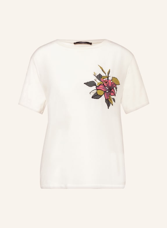 WEEKEND MaxMara T-Shirt DANZICA im Materialmix mit Seide