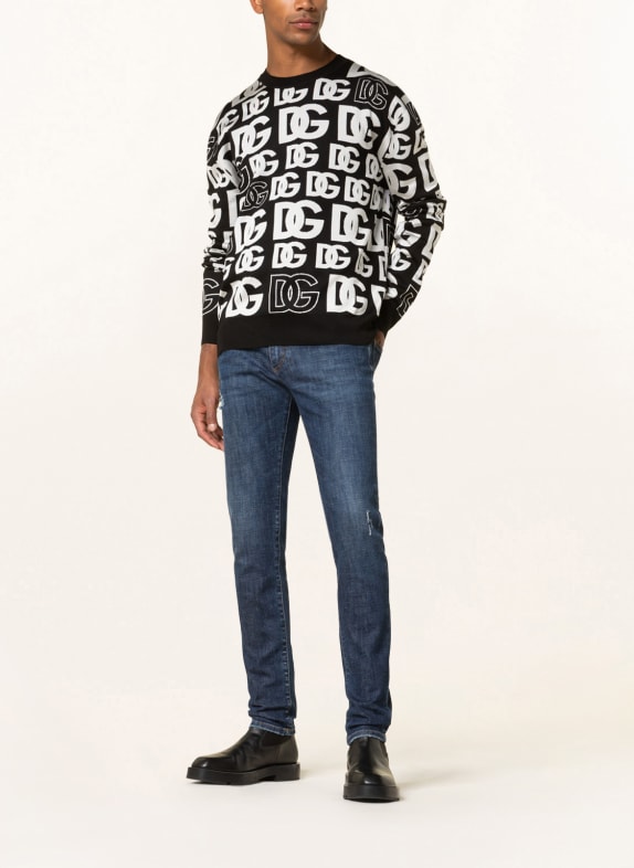DOLCE & GABBANA Sweter z jedwabiu