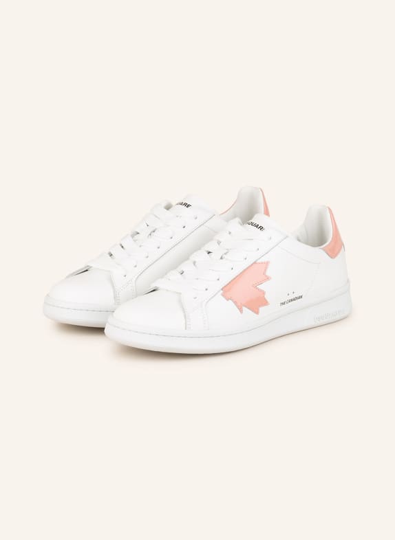 DSQUARED2 Sneaker WEISS/ ROSA