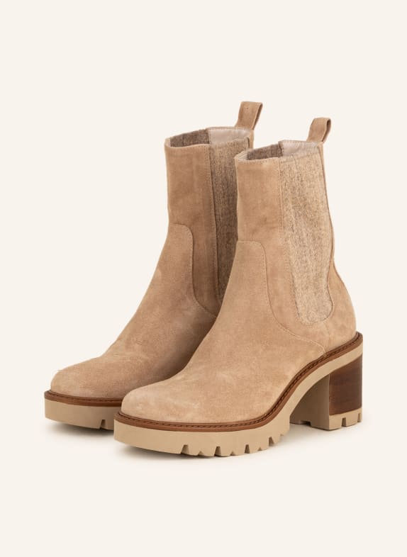 darling harbour Chelsea-Boots CAMEL
