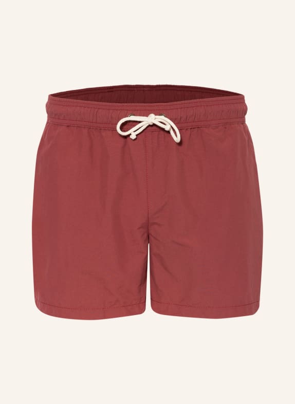 RIPA RIPA Kąpielówki bokserki ROSSO VENEZIANO CIEMNOCZERWONY