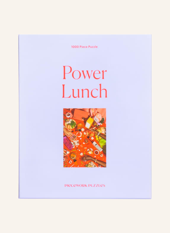 PIECEWORK PUZZLES Puzzle POWER LUNCH HELLLILA/ ROT