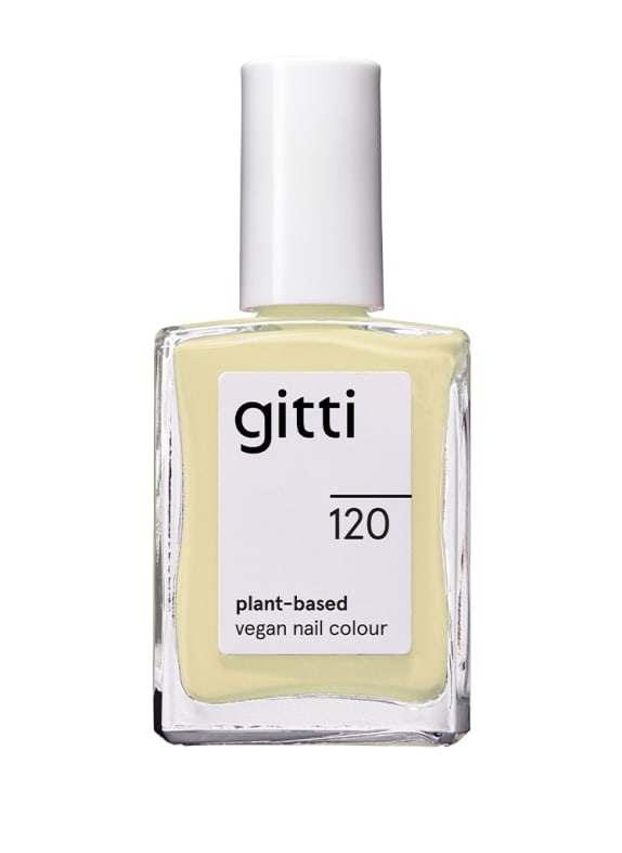 gitti PLANT-BASED VEGAN NAIL COLOUR NO. 120 - PASTELLIGE LIMONE