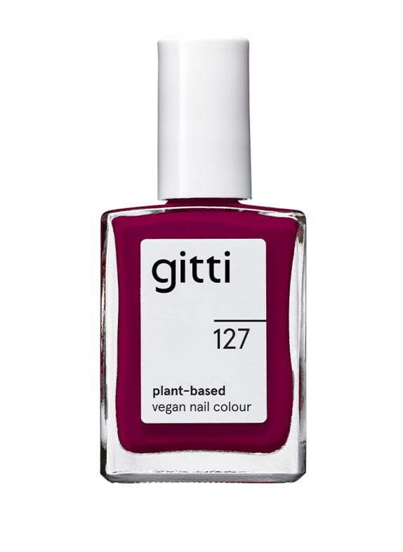 gitti PLANT-BASED VEGAN NAIL COLOUR NO. 127 - PFLAUMENROT