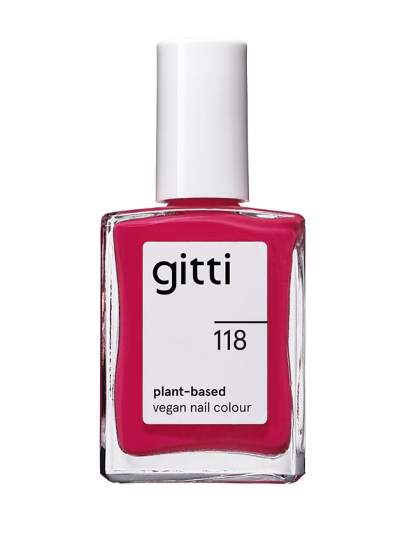 gitti PLANT-BASED VEGAN NAIL COLOUR NO. 118 - HIMBEERROT