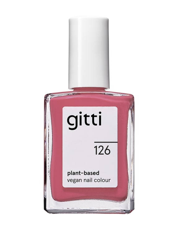 gitti PLANT-BASED VEGAN NAIL COLOUR NO. 126 - PASTELLROT