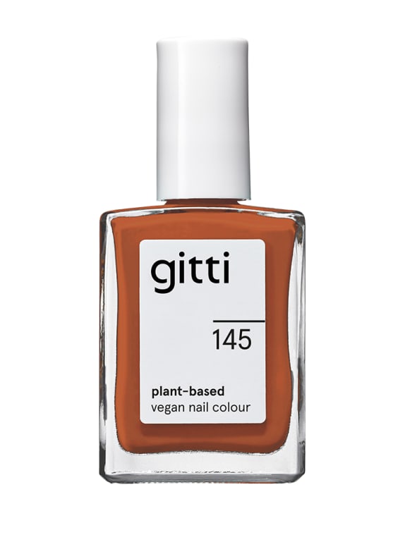 gitti PLANT-BASED VEGAN NAIL COLOUR NO. 145 - BURNT CINNAMON