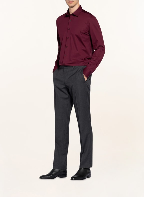 OLYMP Jerseyhemd Luxor 24/Seven modern fit DUNKELROT