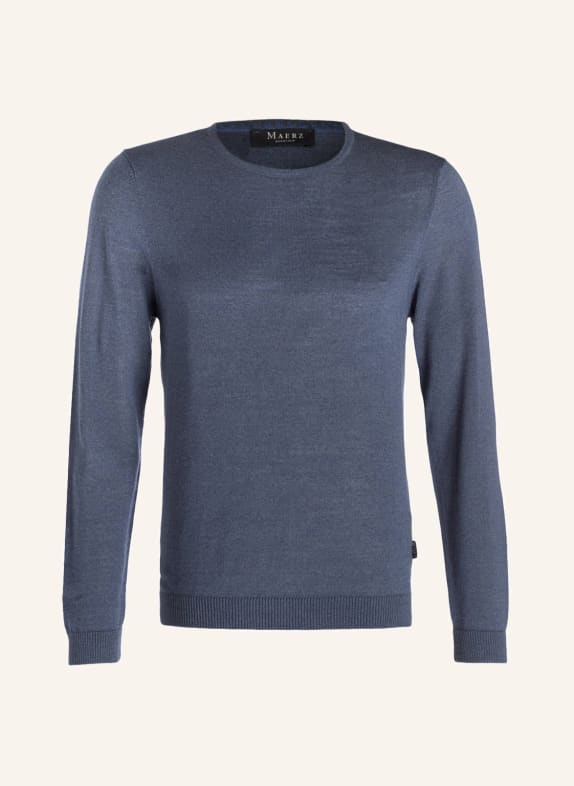MAERZ MUENCHEN Pullover aus Merinowolle BLAUGRAU