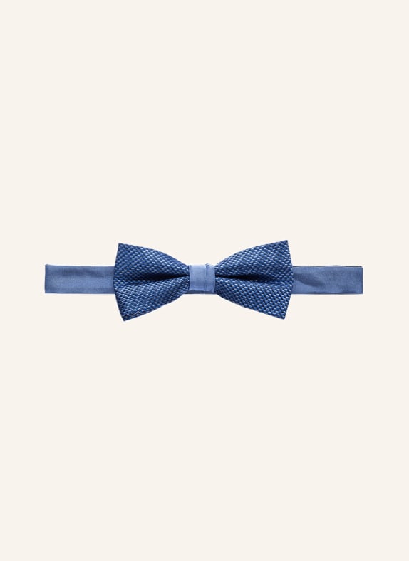 PAUL Set: Bow tie and pocket square NAVY/ LIGHT BLUE