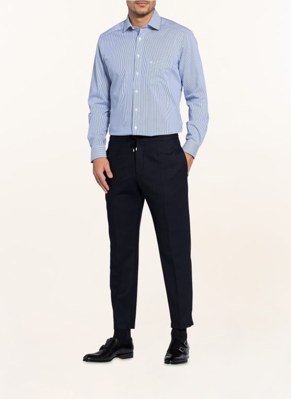 OLYMP Hemd Luxor modern fit BLAU / WEISS