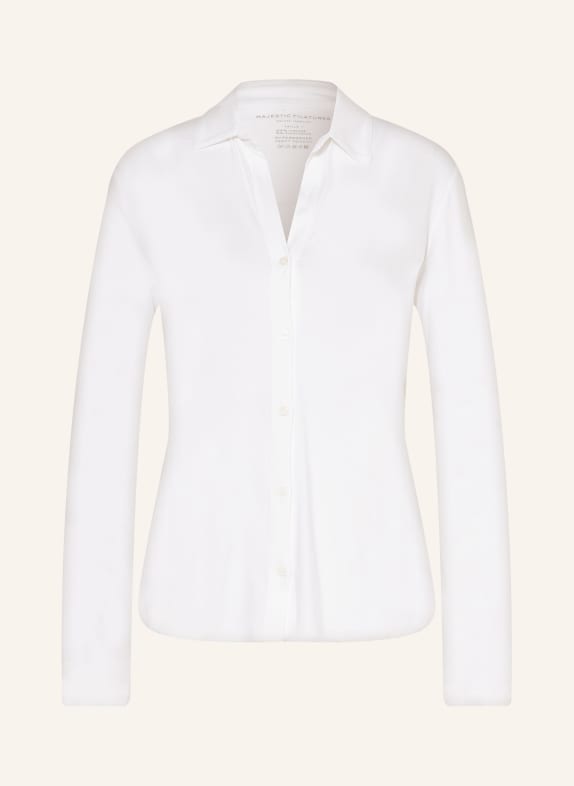MAJESTIC FILATURES Polo shirt WHITE