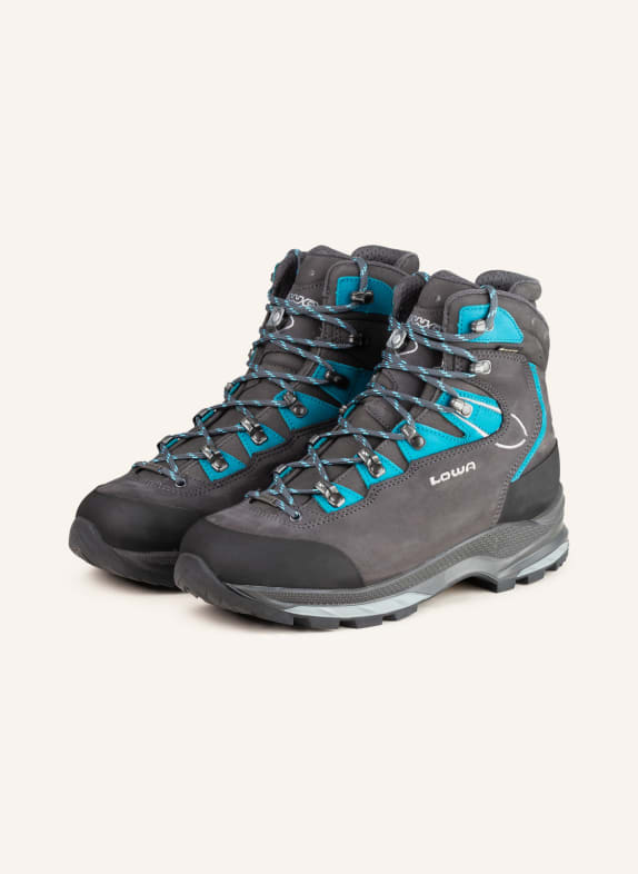 LOWA Trekking-Schuhe MAURIA EVO GTX DUNKELGRAU/ TÜRKIS