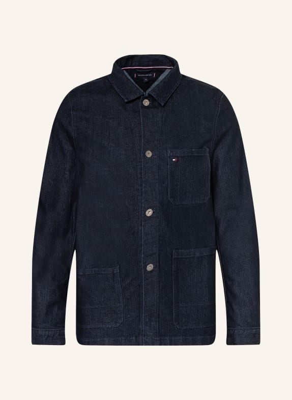 TOMMY HILFIGER Jeans-Overjacket DUNKELBLAU