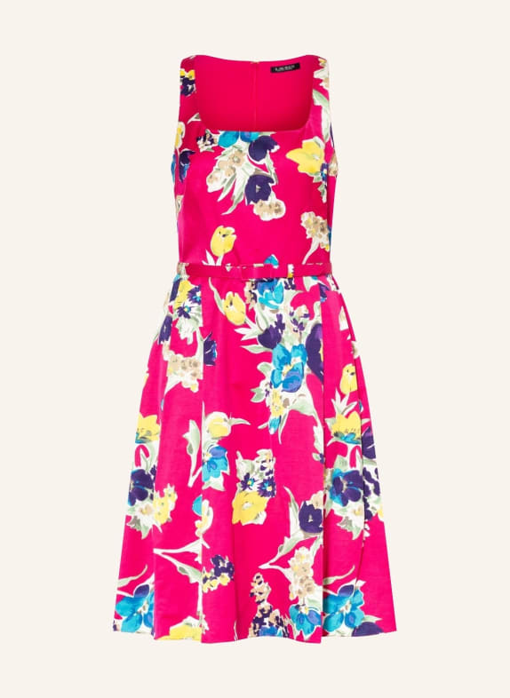 LAUREN RALPH LAUREN Cocktailkleid HAVRAM PINK/ BLAU/ GELB