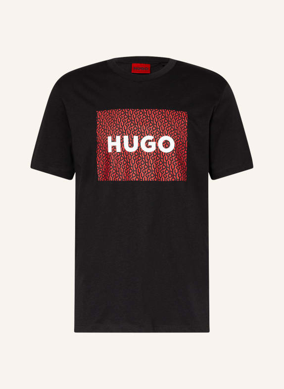 HUGO T-Shirt DULIVE SCHWARZ