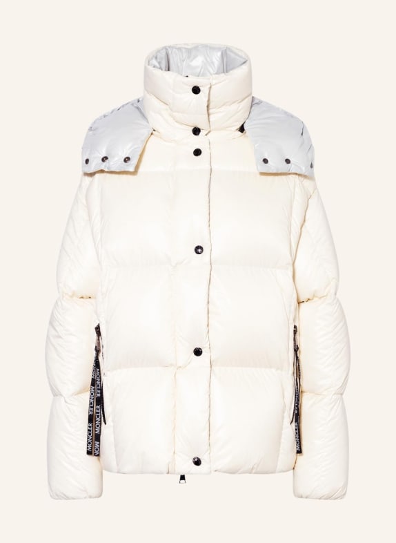 MONCLER Down jacket PARANA with removable hood WHITE