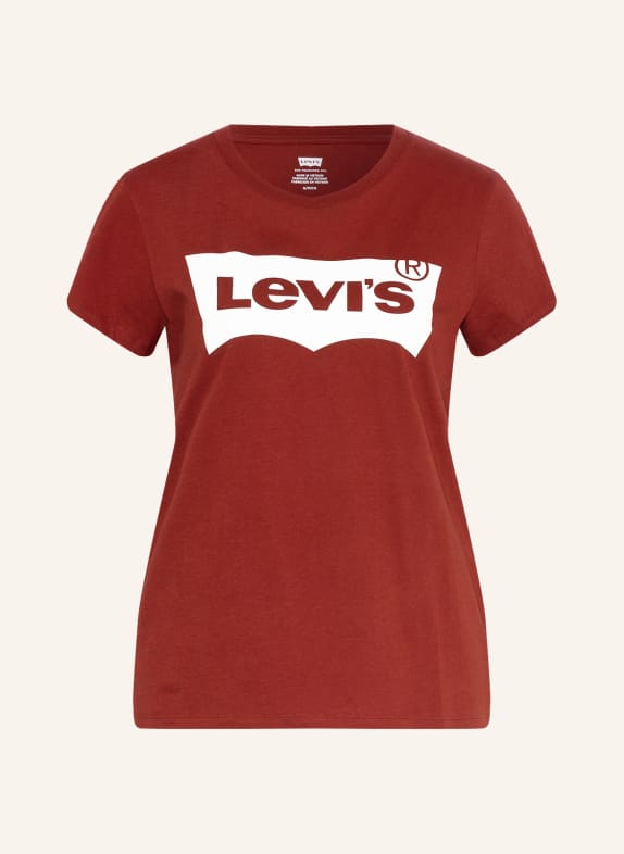 Levi's® T-Shirt DUNKELROT
