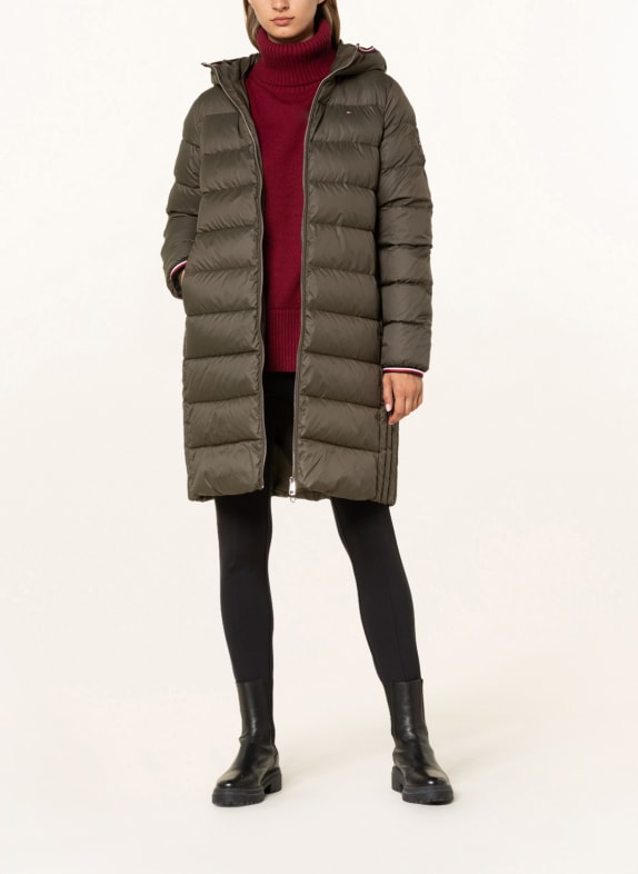 TOMMY HILFIGER Quilted coat with DUPONT™ SORONA® insulation