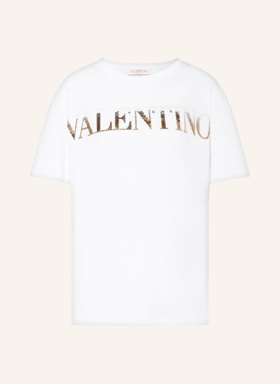 VALENTINO T-shirt z cekinami
