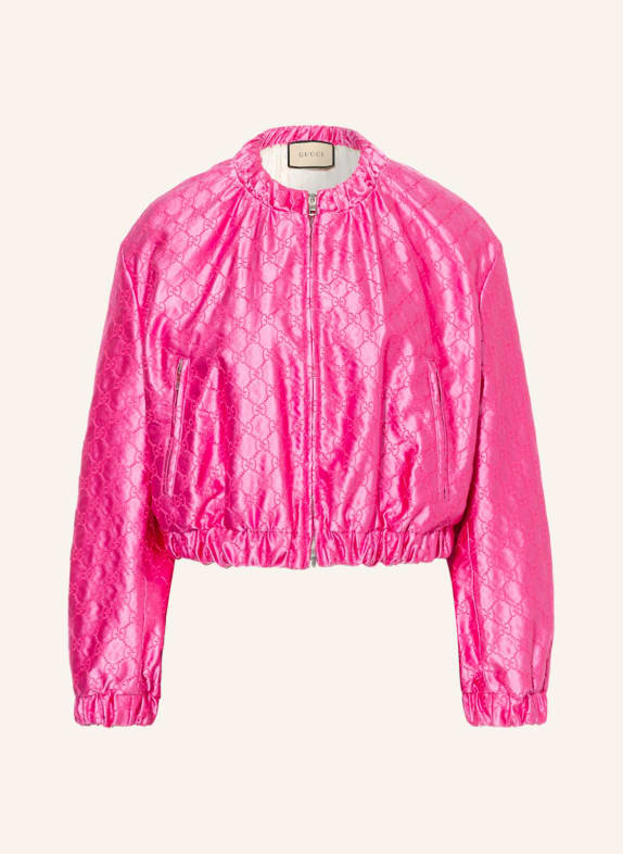 GUCCI Seidenblouson PINK