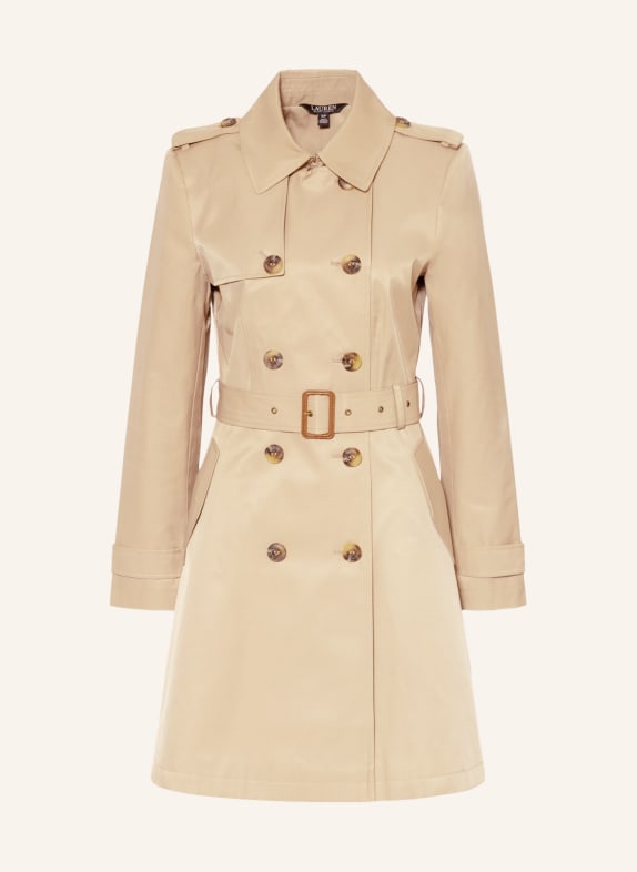 LAUREN RALPH LAUREN Trenčkot BÉŽOVÁ