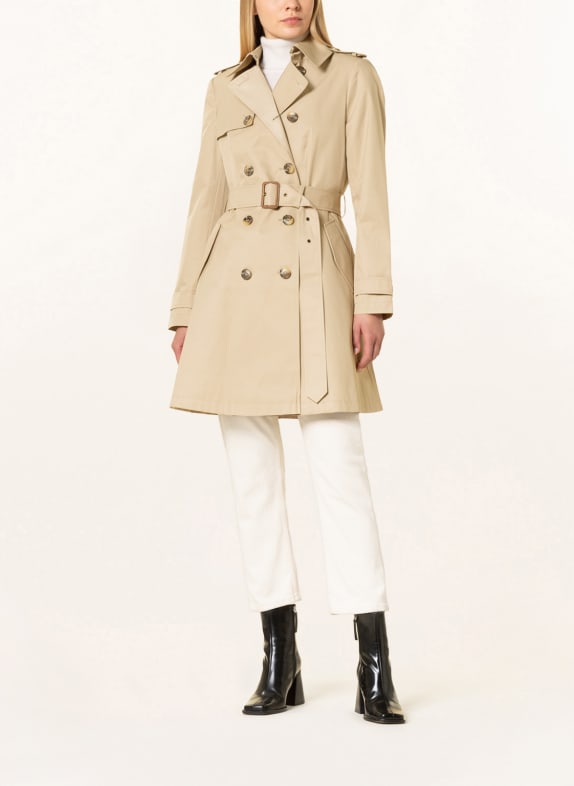 LAUREN RALPH LAUREN Trenčkot BÉŽOVÁ