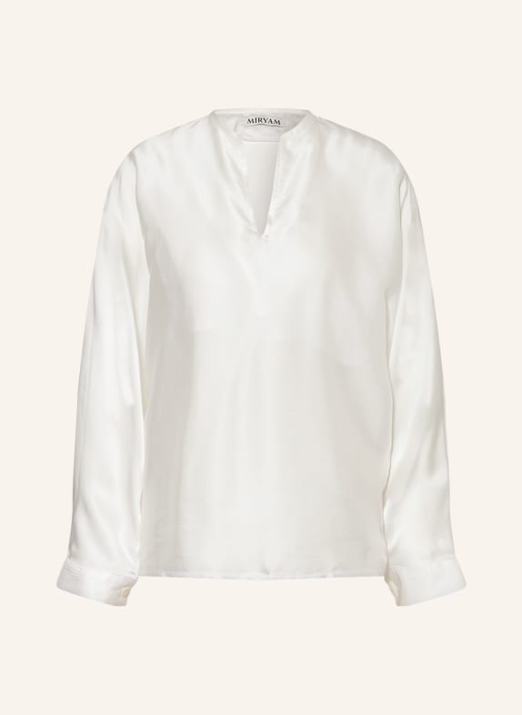 MIRYAM Shirt blouse PEACE with silk ECRU