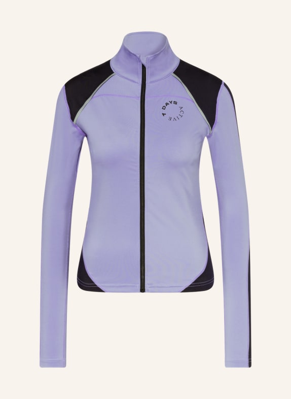 7 DAYS ACTIVE Trainingsjacke VIDA HELLLILA/ SCHWARZ