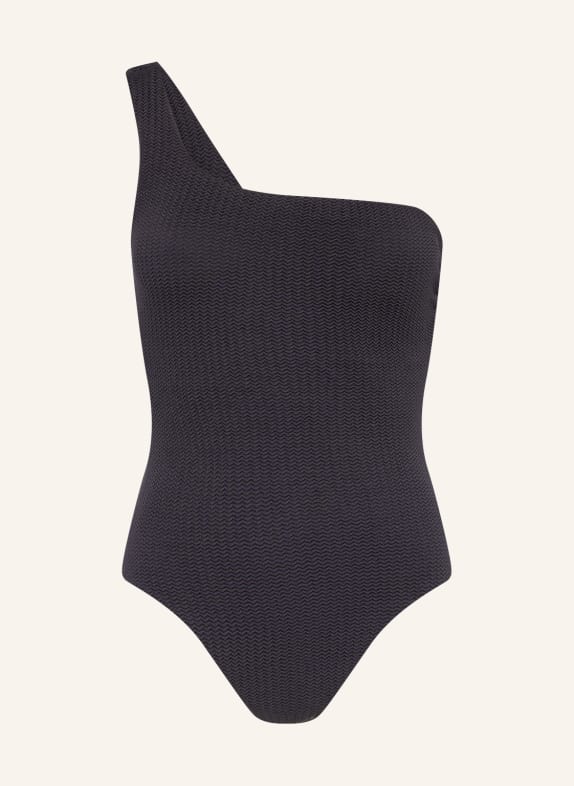 SEAFOLLY One-shoulder swimsuit SEA DIVE BLACK