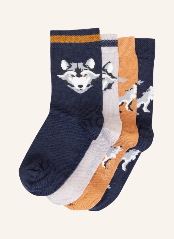 ewers COLLECTION 4er-Pack Socken DUNKELBLAU