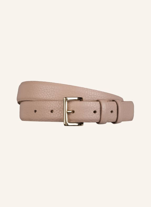 abro Leather belt NUDE