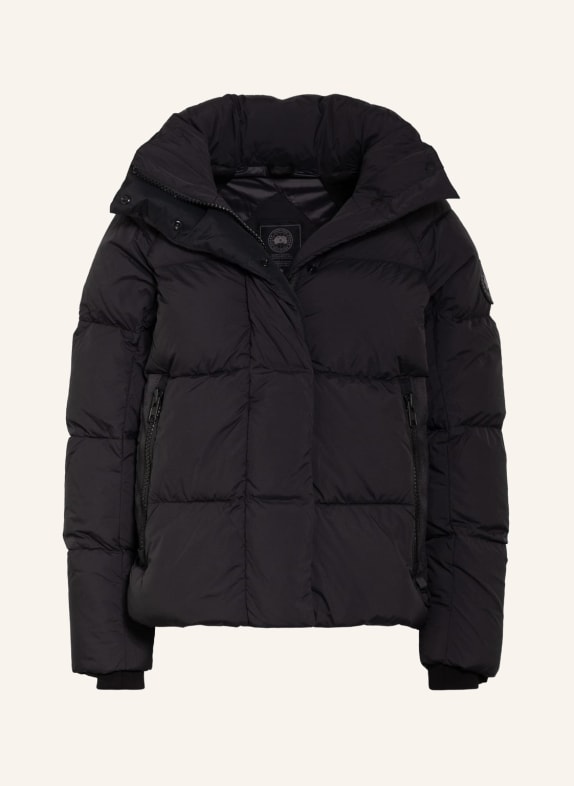 CANADA GOOSE Daunenjacke JUNCTION mit abnehmbarer Kapuze  SCHWARZ