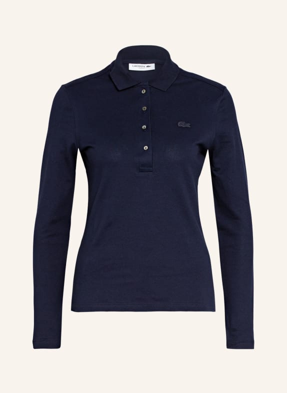 LACOSTE Piqué-Poloshirt DUNKELBLAU
