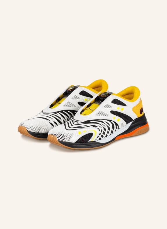 GUCCI Sneakers ULTRAPACE R WHITE/ YELLOW/ BLACK