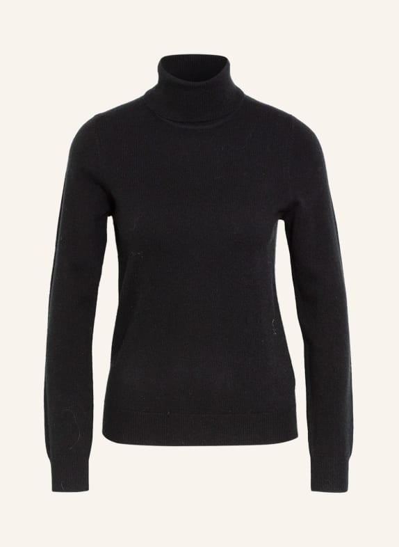 REPEAT Turtleneck sweater in cashmere BLACK