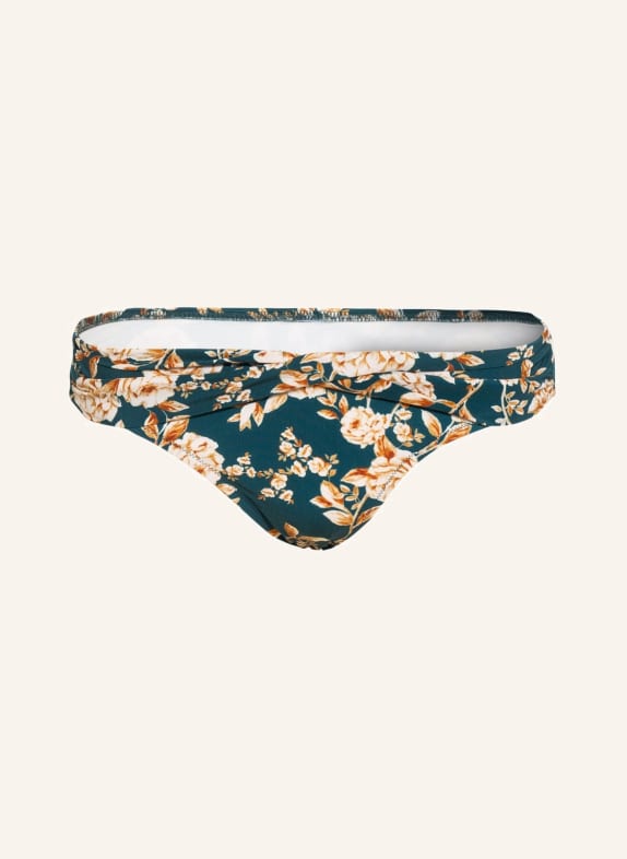 watercult Bikini-Hose OTTOMANE FLOWER PETROL/ ECRU/ BEIGE