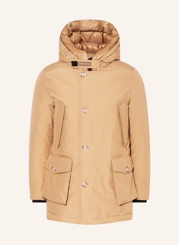 WOOLRICH Parka puchowa ARCTIC CAMELOWY
