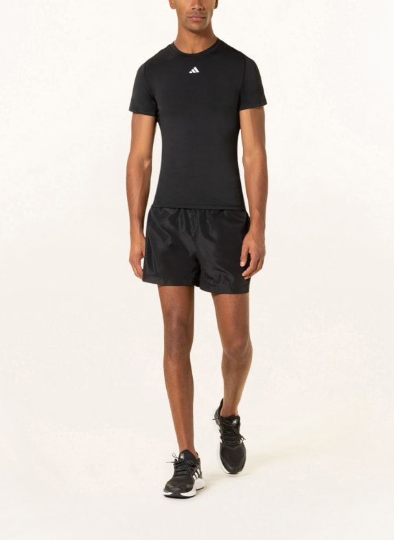 adidas T-shirt TECH FIT TRAINING ZWART