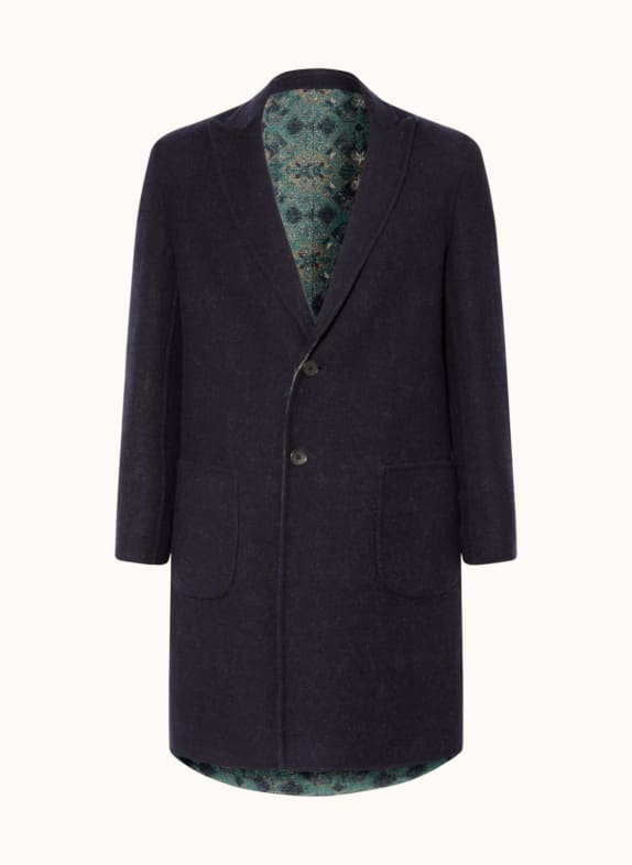 ETRO Reversible wool coat DARK BLUE