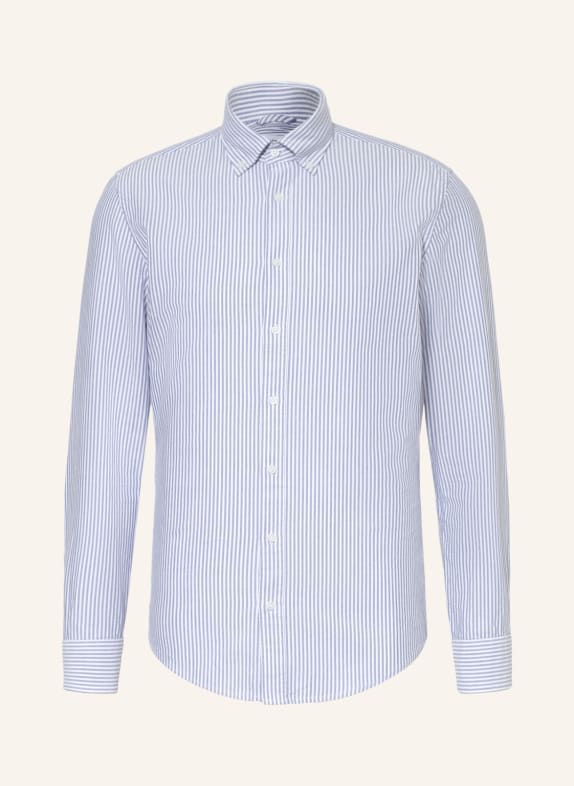 seidensticker Oxfordhemd Slim Fit BLAU/ WEISS