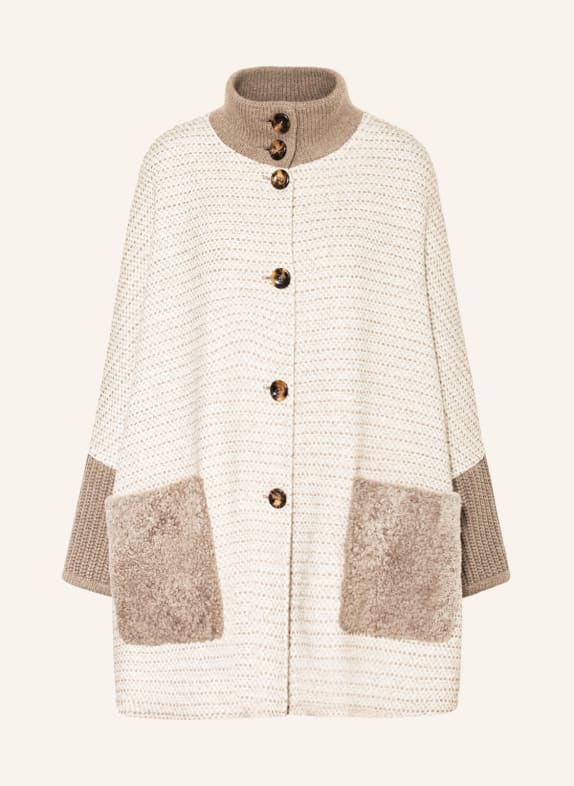 manzoni 24 Oversized-Wollmantel mit Cashmere