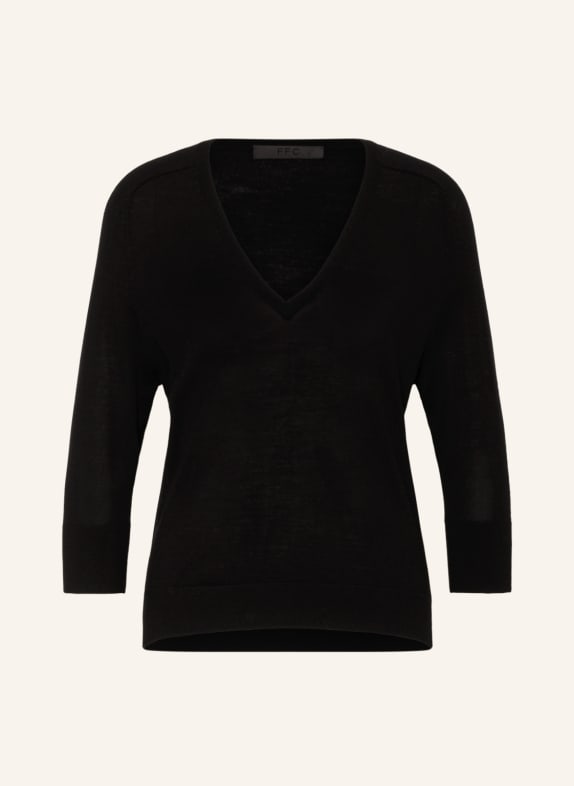 FFC Sweater with 3/4 sleeves BLACK