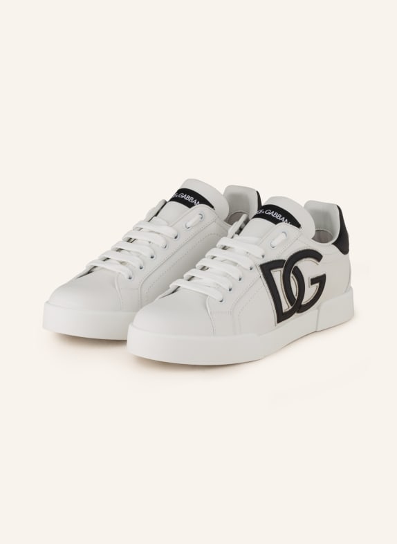 DOLCE & GABBANA Sneakers PORTOFINO WHITE/ BLACK