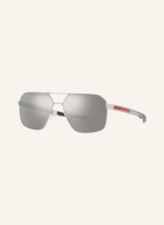 PRADA LINEA ROSSA Sonnenbrille PS 55WS 1BC07F - SILBER/ HELLGRAU