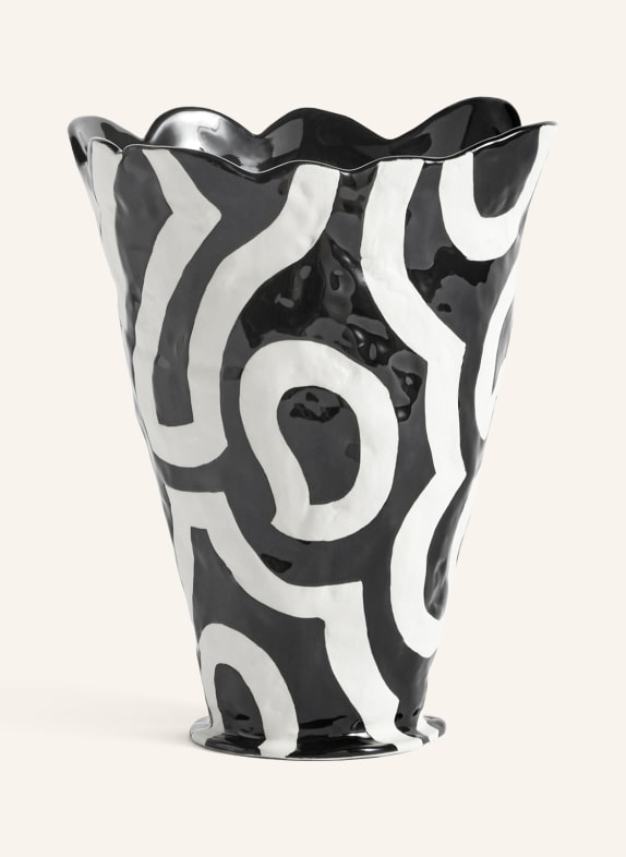 HAY Vase SHADOW SCHWARZ/ WEISS