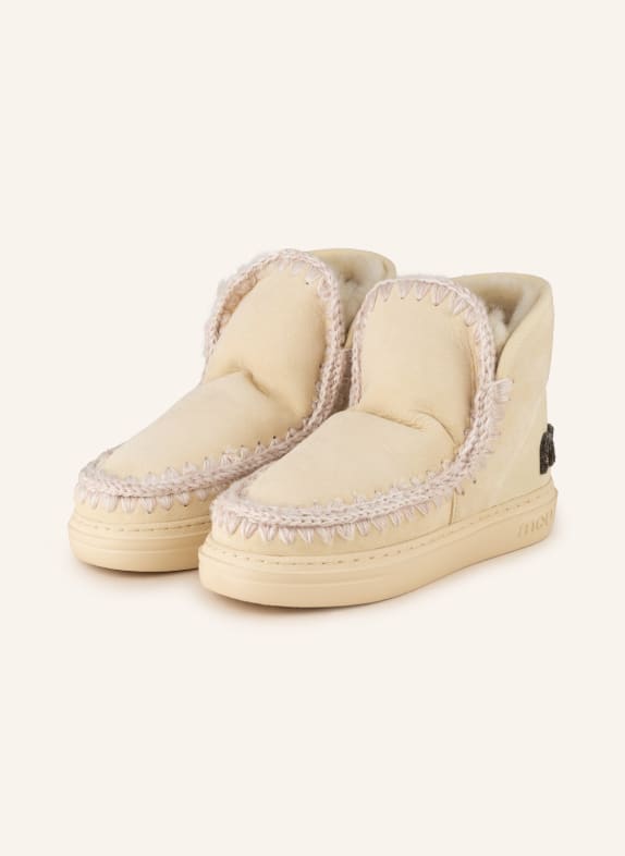 mou Boots ESKIMO with decorative gems LIGHT YELLOW