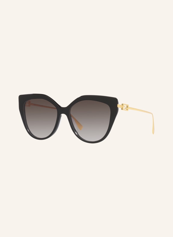 FENDI Sunglasses FE40011U 1100D1 - BLACK/ BLACK GRADIENT
