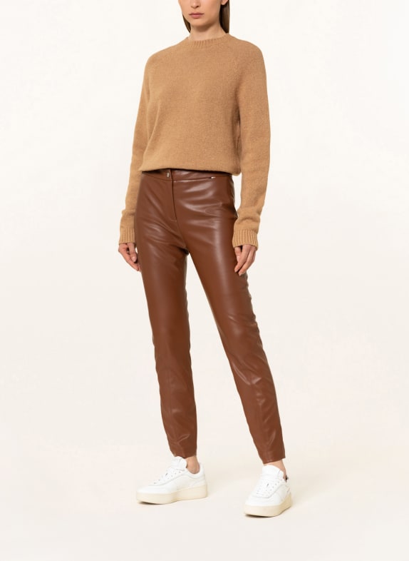 BOSS Pullover FEBISAN mit Alpaka BEIGE