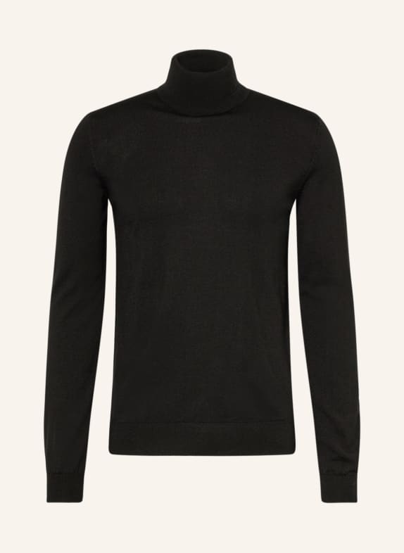 HUGO Turtleneck sweater SAN THOMAS BLACK